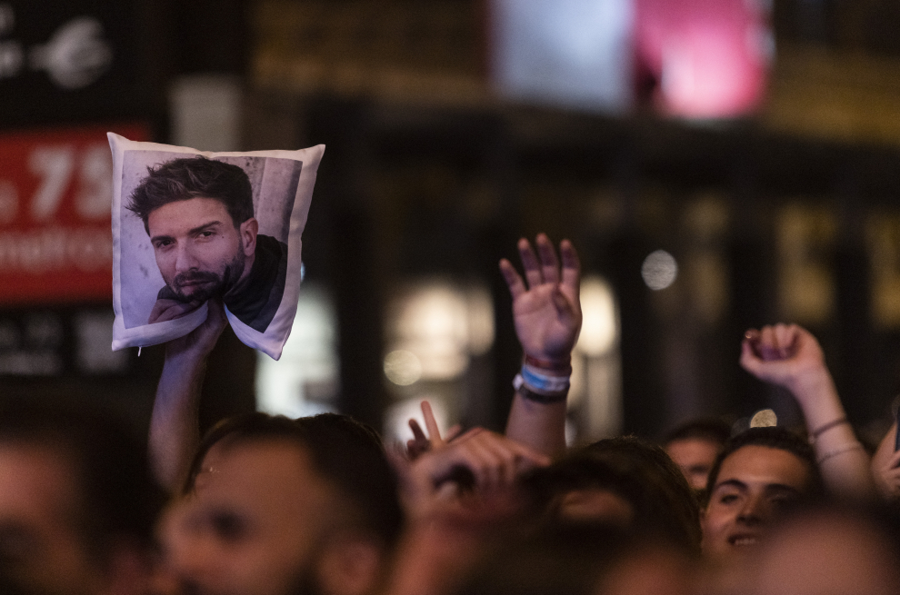 CONCIERTO DE PABLO ALBORAN EN LA PLAZA DEL PILAR / FIESTAS DEL PILAR 2022 / 11/10/2022 / FOTO : OLIVER DUCH[[[FOTOGRAFOS]]]