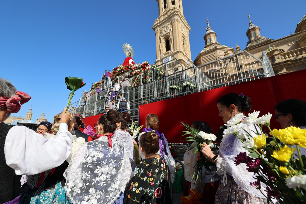 Ofrenda de Flores a la virgen del Pilar..EUROPA PRESS..12/10/2022[[[EP]]]