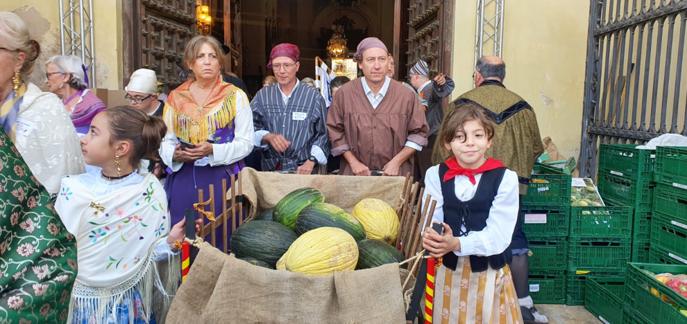 200 kilos de melón de Torres de Berrellén llegan a su destino. Un melón con doble valor: gastronómico y cultural.