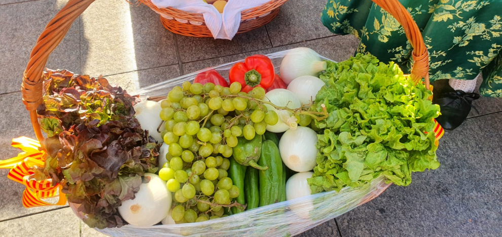 Lo mejor de la huerta para ofrecer a la Virgen del Pilar