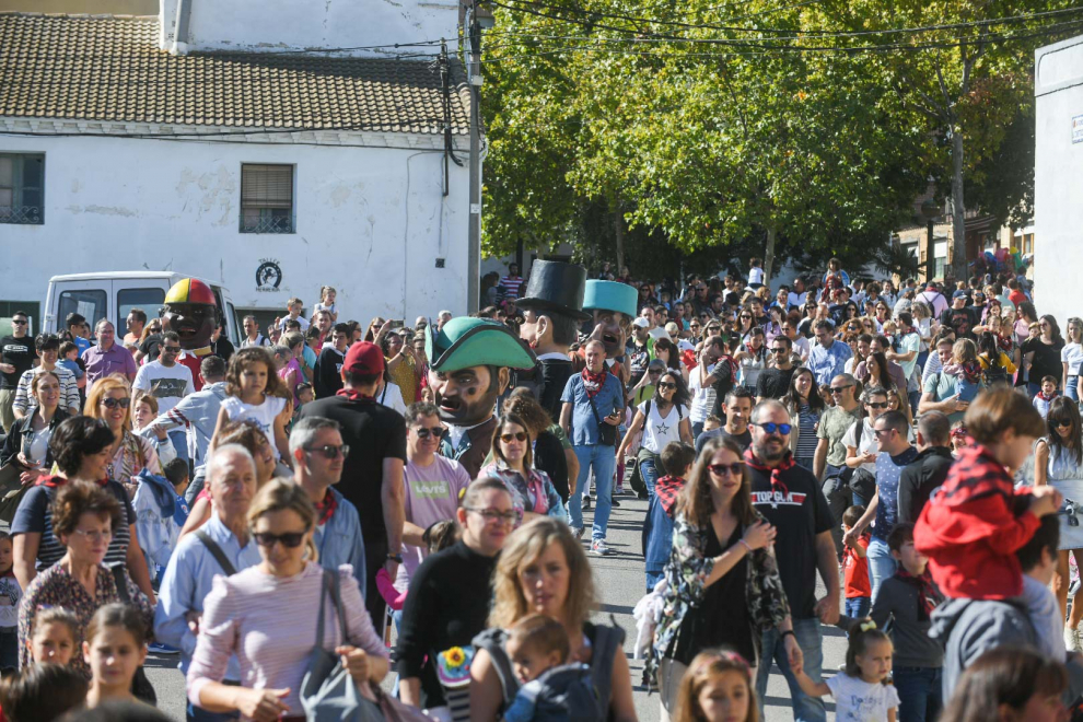 Fotos de los gigantes y cabezudos en el penúltimo día de las fiestas del Pilar 2022