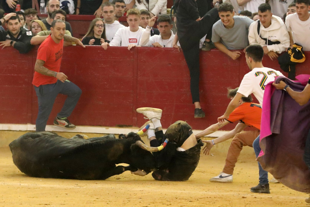 Última jornada de vaquillas en las Fiestas del Pilar 2022 de Zaragoza.