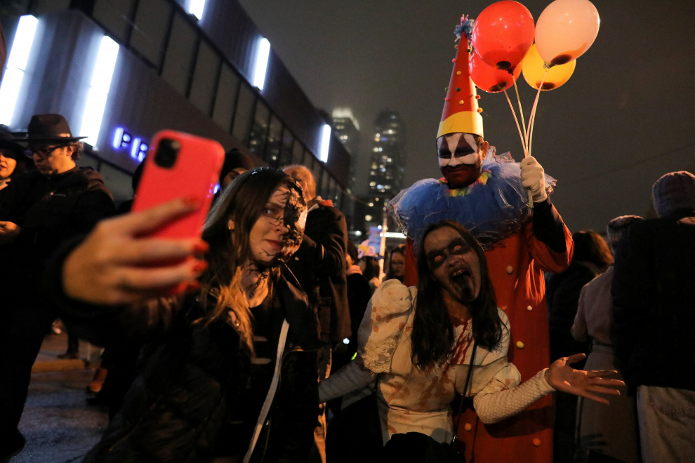 Revellers attend Church Street's annual Halloween party in Toronto, Ontario, Canada October 31, 2022.  REUTERS/Nick Lachance HALLOWEEN-DAY/CANADA