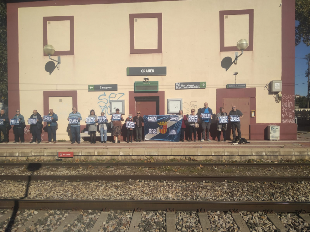 Nueva reivindicación de 'Monegros no pierdas tu tren'