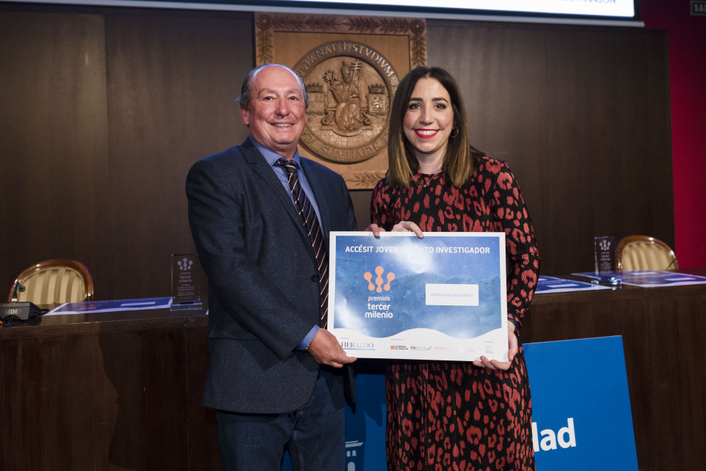 Octava edición de los Premios Tercer Milenio, celebrada en el Paraninfo de la Universidad de Zaragoza