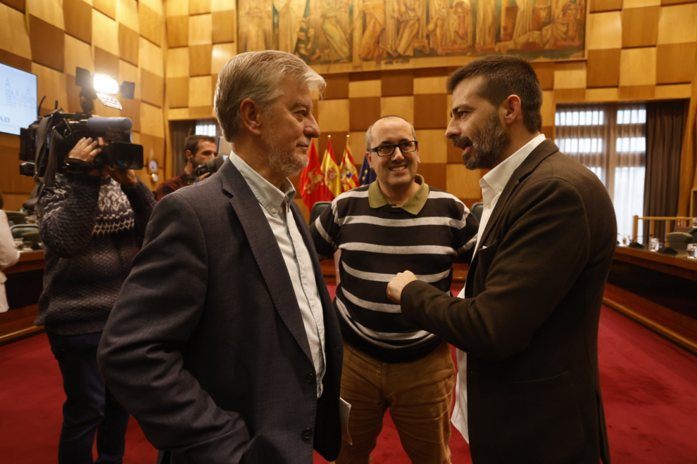 Azcón abre con su discurso el debate sobre el estado de la ciudad.