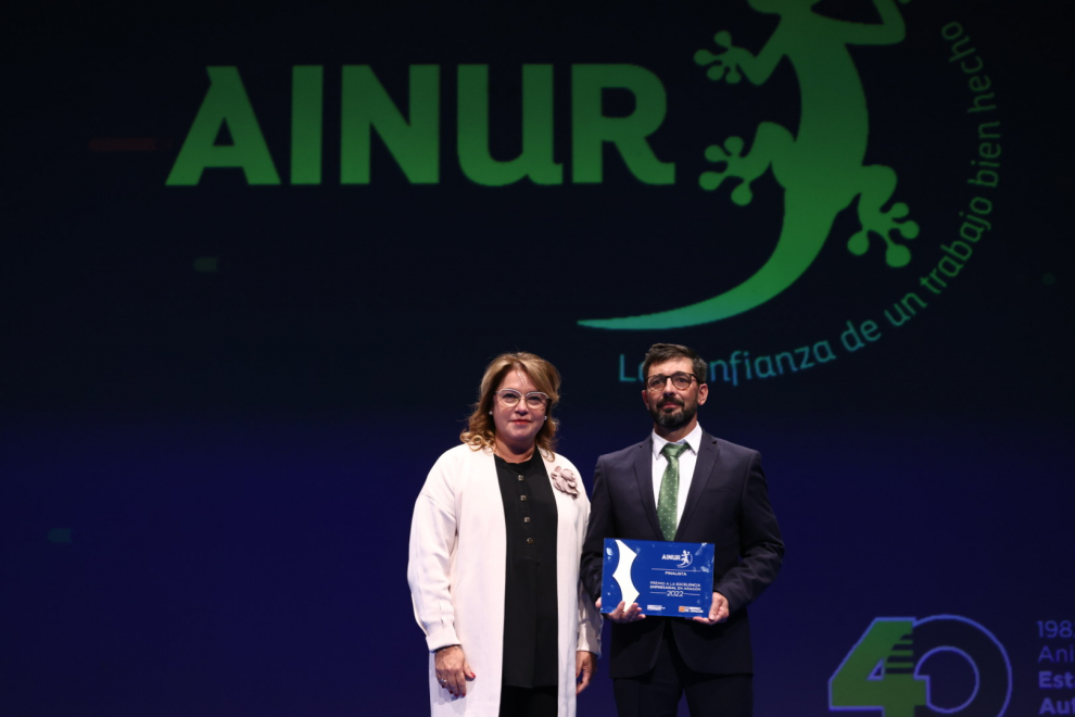 Entrega de los Premios Excelencia Empresarial en Aragón 2022, en el Palacio de Congresos de Zaragoza