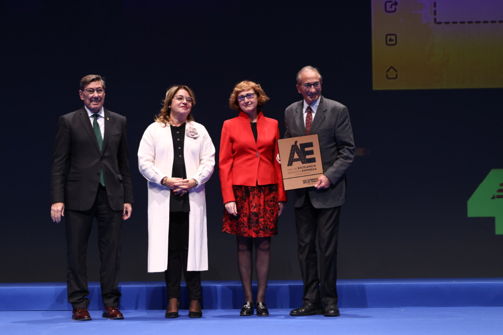 Entrega de los Premios Excelencia Empresarial en Aragón 2022, en el Palacio de Congresos de Zaragoza