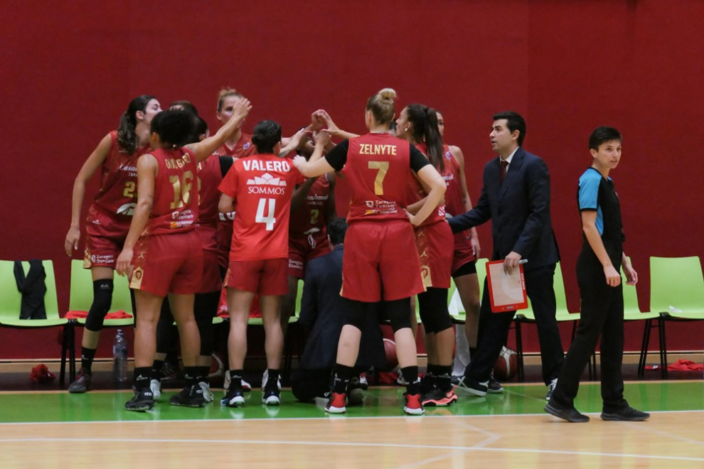 Fotos del partido del Casademont Zaragoza femenino contra el BBC Grengewald durante la Eurocup en Luxemburgo.