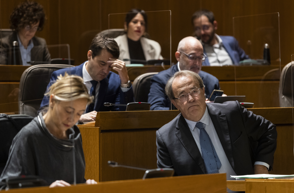 Pleno de las Cortes de Aragón del 10 de noviembre de 2022 en el que se ha aprobado el techo de gasto para 2023