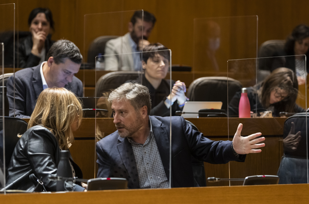 Pleno de las Cortes de Aragón del 10 de noviembre de 2022 en el que se ha aprobado el techo de gasto para 2023