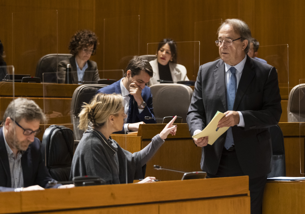 Pleno de las Cortes de Aragón del 10 de noviembre de 2022 en el que se ha aprobado el techo de gasto para 2023