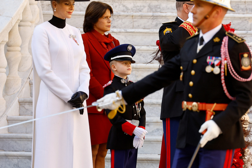 Los Grimaldi, en familia el día de la Fiesta Nacional de Mónaco Imágenes