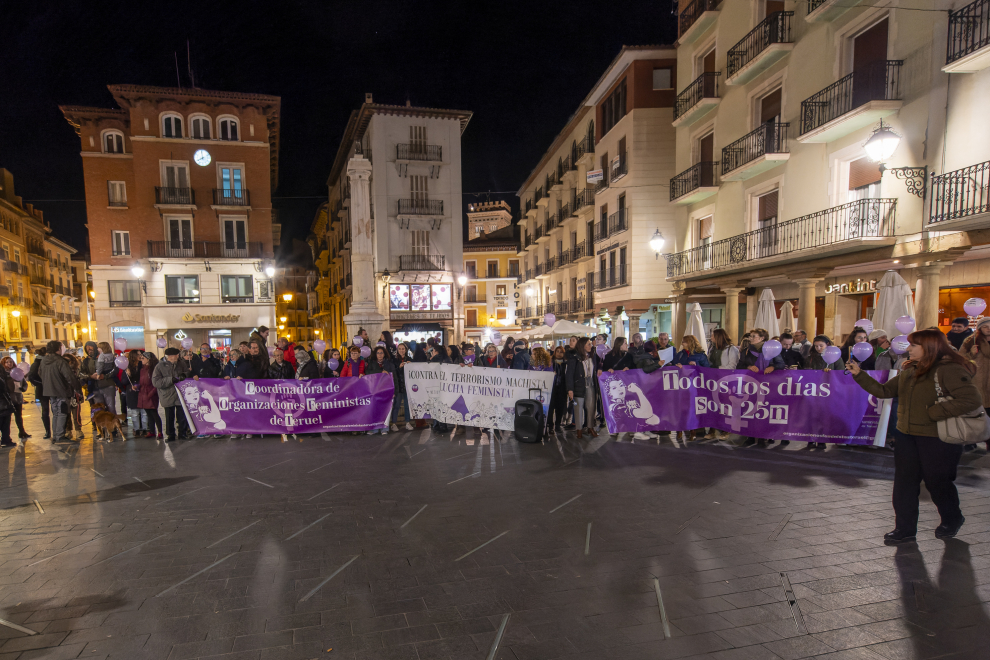 Actos en Teruel por el 25-N