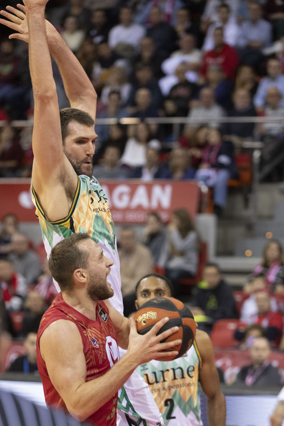 Partido del Casademont Zaragoza contra el Bilbao Basket