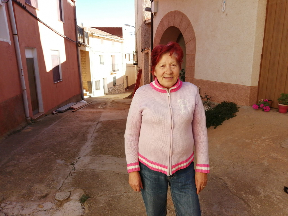 Victoria Baquedano, vecina de Torralba de los Frailes.