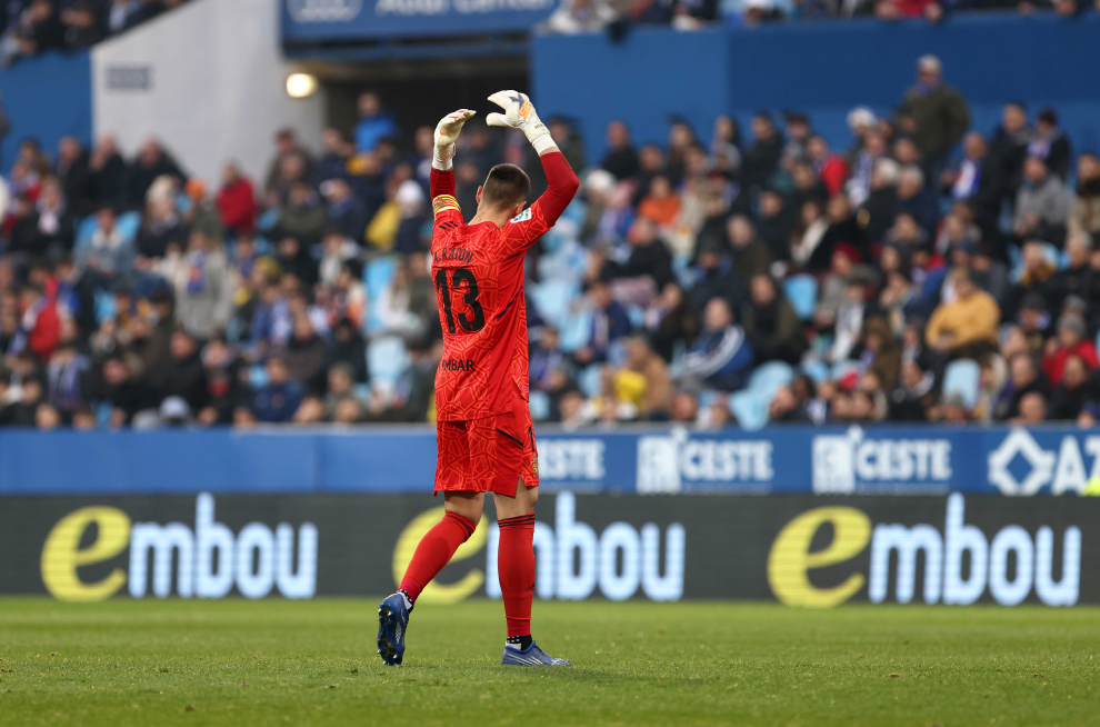 Foto del partido Real Zaragoza-Ibiza, jornada 18 de Segunda División, en La Romareda