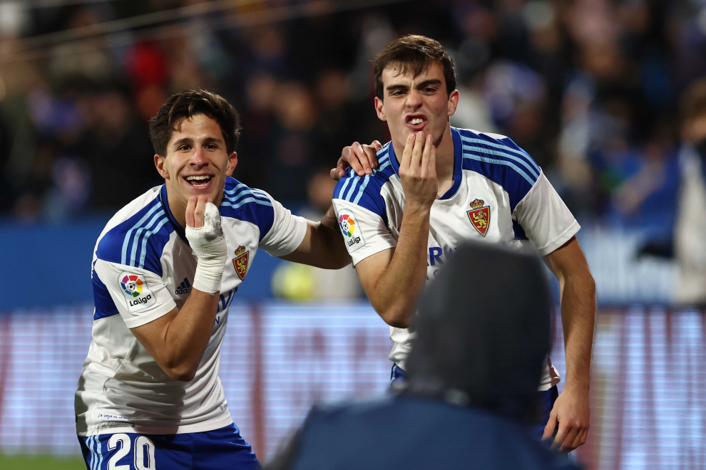 Imágenes del derbi aragonés: Real Zaragoza-SD Huesca.