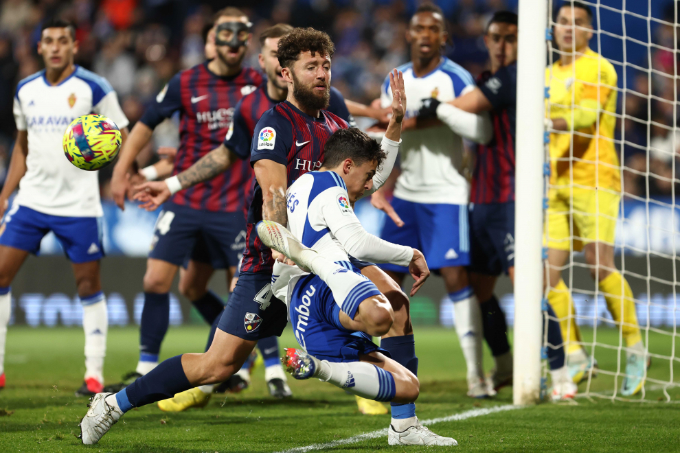 Imágenes del derbi aragonés: Real Zaragoza-SD Huesca.
