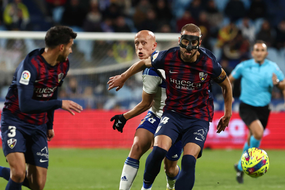 Imágenes del derbi aragonés: Real Zaragoza-SD Huesca.