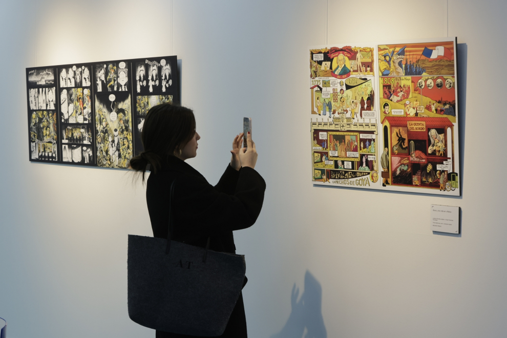 El concurso de cómic ‘Universo Goya’, en una exposición
