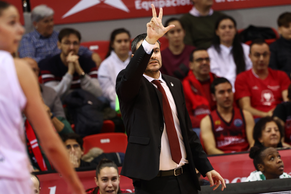 Foto del partido Casademont Zaragoza-Nesibe Aydin, de la Eurocup femenina