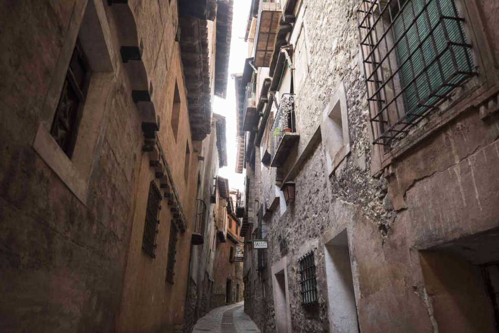 Calle de Albarracín, uno de los pueblos bonitos de Aragón