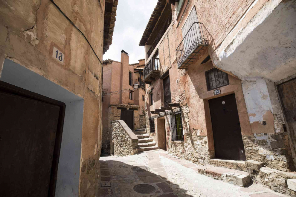 Calle de Albarracín, uno de los pueblos bonitos de Aragón