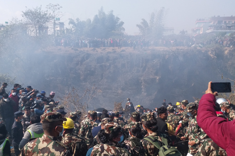 Accidente de avión en Nepal de la aerolínea Yeti Airlines.