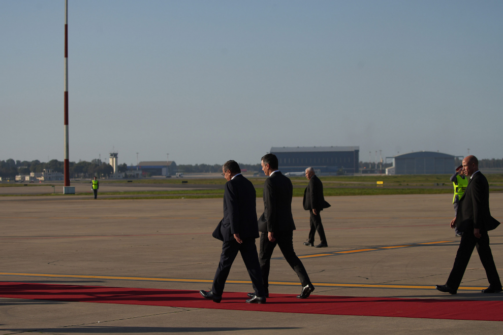 Fotos de la visita de Pedro Sánchez y otros ministros a Rabat, Marruecos