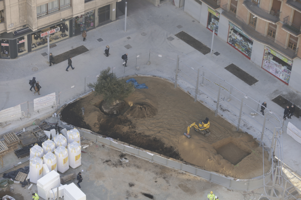 La plaza de Salamero se estrenará a finales de marzo.