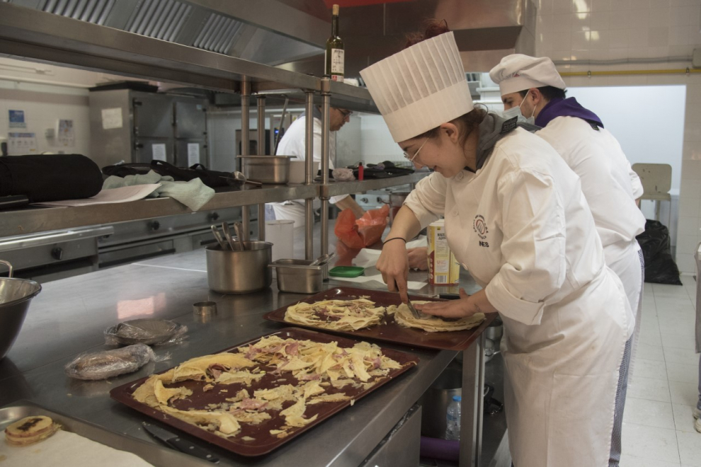 Jornadas gastronómicas de la Escuela de Hostelería de Huesca.