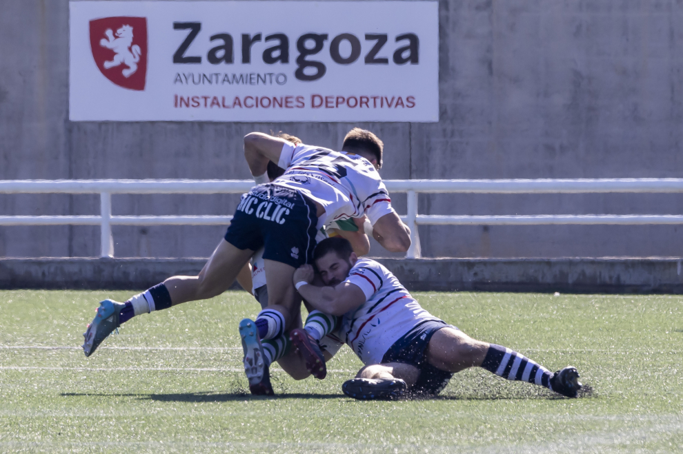 El partido de rugby del Fénix, en el CDM David Cañada, ha contado con un gran ambiente este domingo.