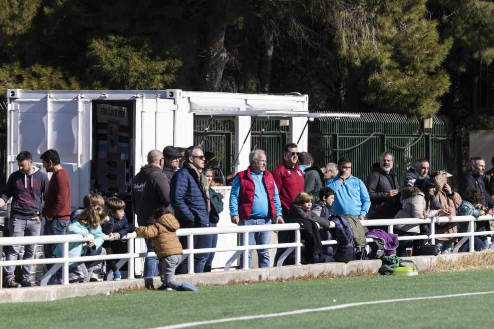 El partido de rugby del Fénix, en el CDM David Cañada, ha contado con un gran ambiente este domingo.