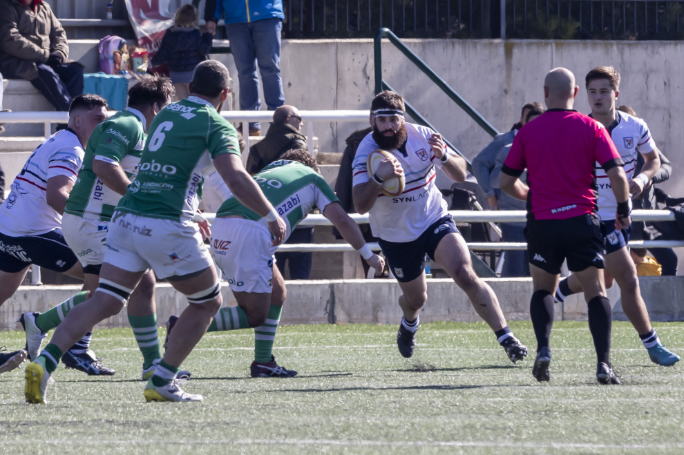 El partido de rugby del Fénix, en el CDM David Cañada, ha contado con un gran ambiente este domingo.