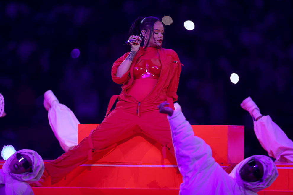 Fotos Del Espectáculo De Rihanna En El Descanso De La Super Bowl Imágenes