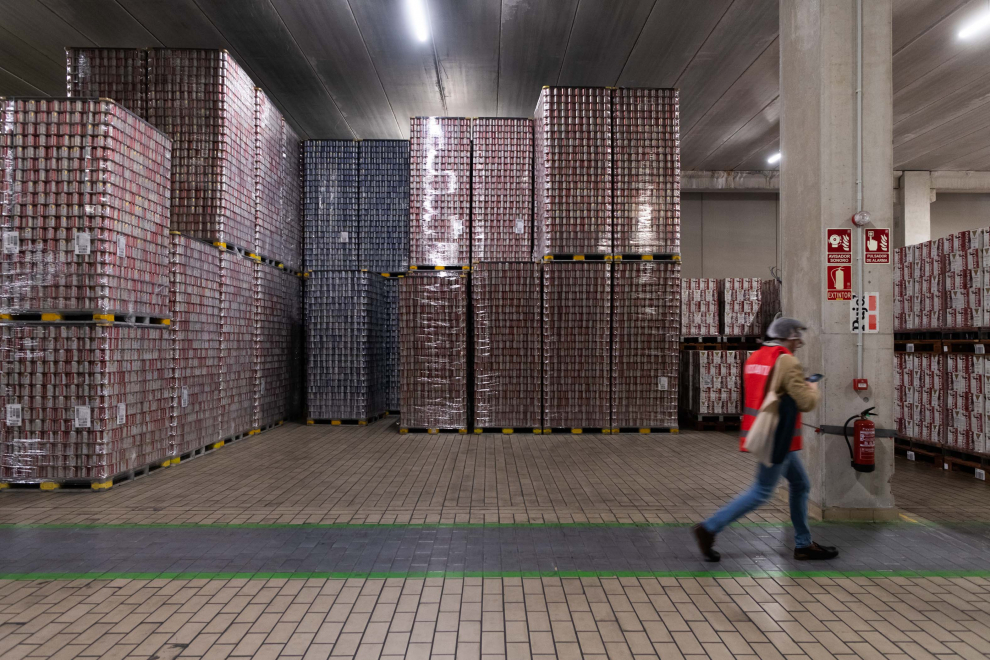 Planta de la fábrica de cervezas Ambar, en La Cartuja.