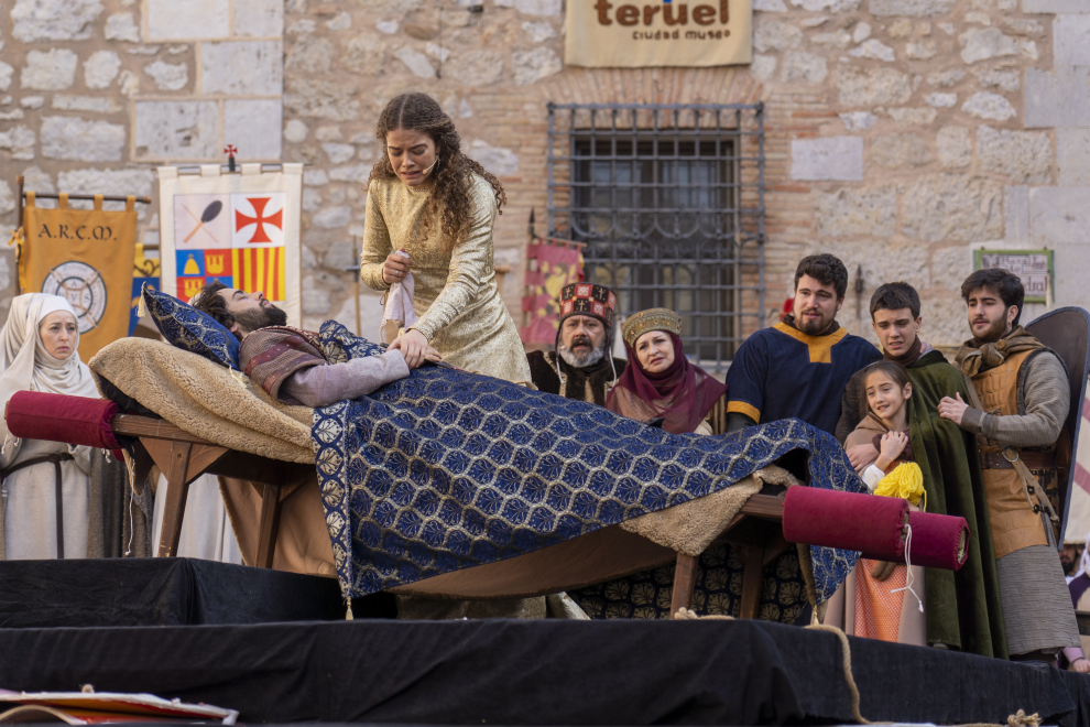 Bodas de Isabel 2023 en Teruel: foto de la muerte de Isabel y los funerales de los Amantes de Teruel