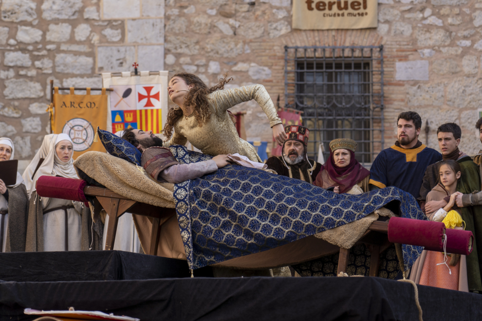 Bodas de Isabel 2023 en Teruel: foto de la muerte de Isabel y los funerales de los Amantes de Teruel
