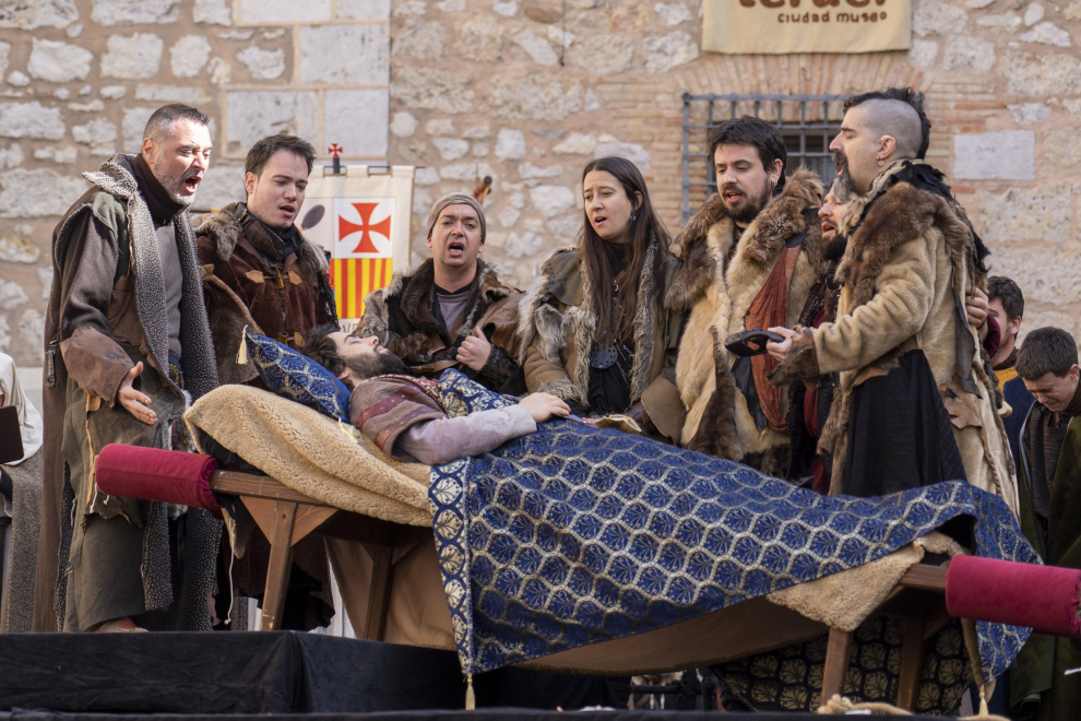 Bodas de Isabel 2023 en Teruel: foto de la muerte de Isabel y los funerales de los Amantes de Teruel