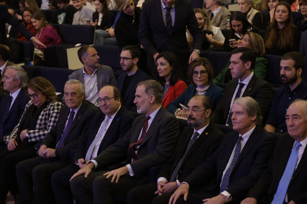 El Rey preside la inauguración oficial del Tour del Talento en el Palacio de Congresos, donde se da a conocer el Premio Social de la Fundación Princesa de Gerona.