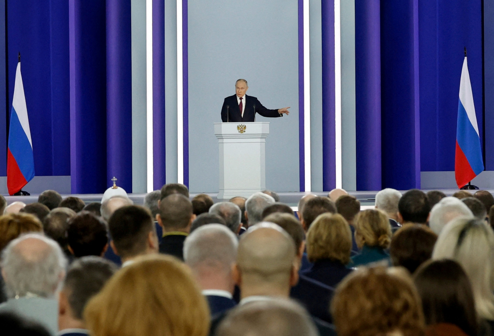 Fotos Del Discurso De Vladimir Putin Ante La Asamblea Federal De Rusia Imágenes 