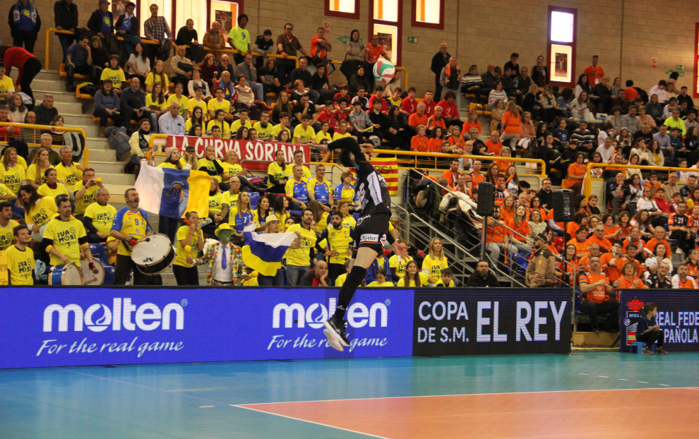 Copa del Rey de voleibol 2023, semifinal: Pamesa Teruel-CV Guaguas