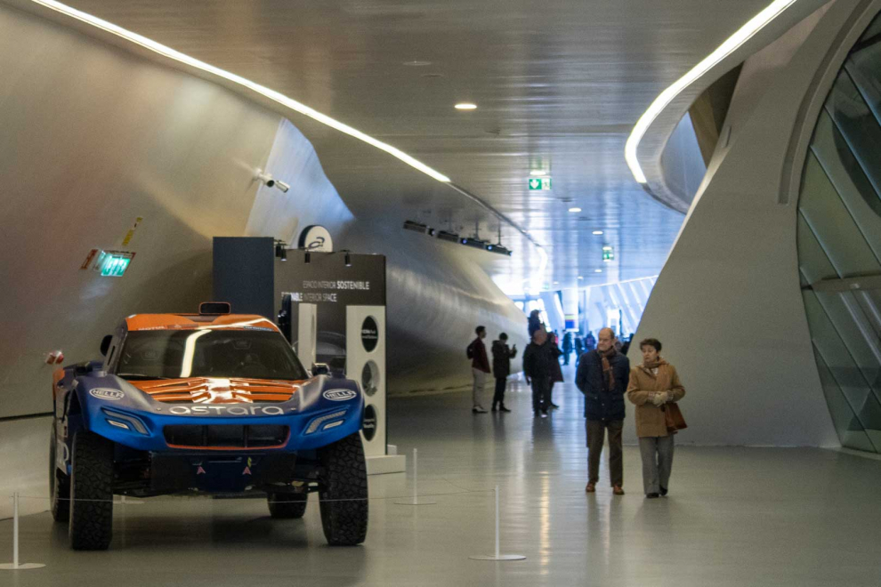 Foto de la apertura del Pabellón Puente de la Expo de Zaragoza, sede del Mobility City