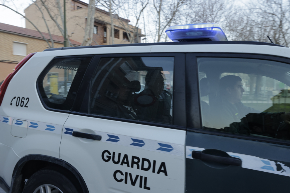 Foto de lugar del asesinato de una mujer en Villanueva de Gállego, un caso de violencia de género