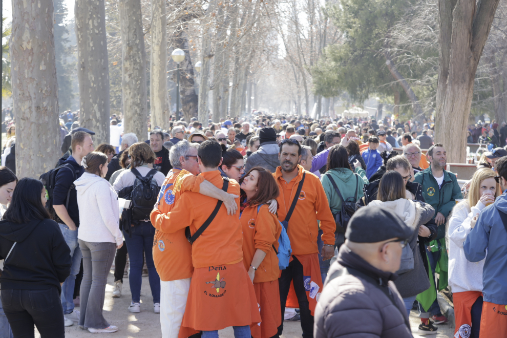 Celebración de la Cincomarzada 2023 en Zaragoza.