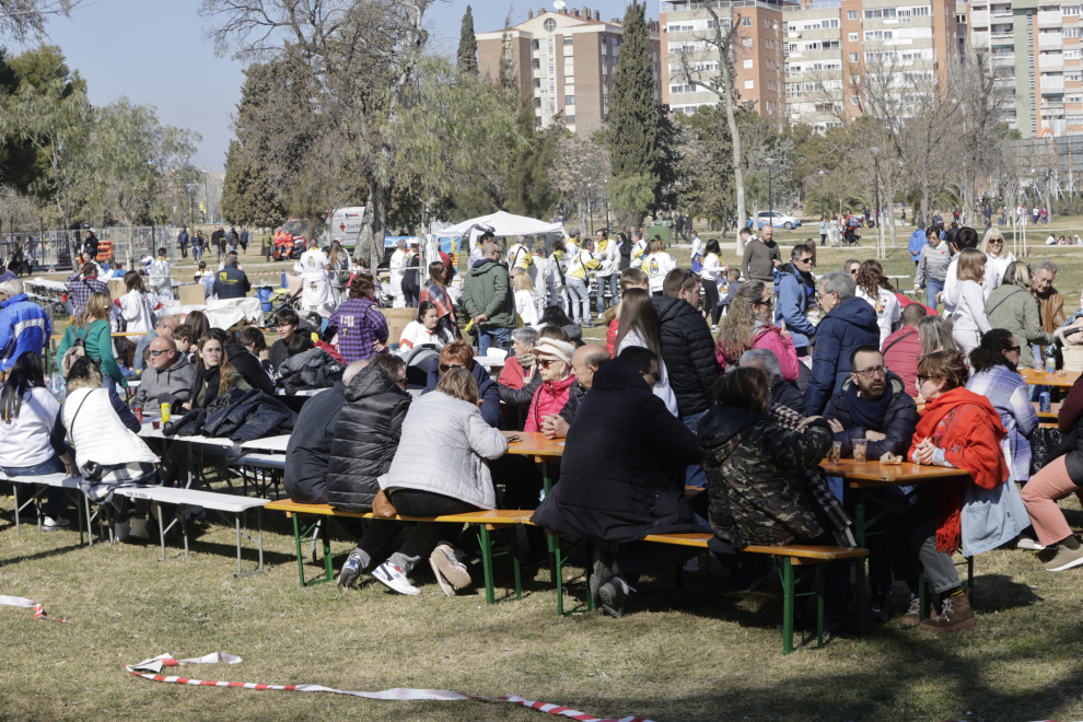 Celebración de la Cincomarzada 2023 en Zaragoza.