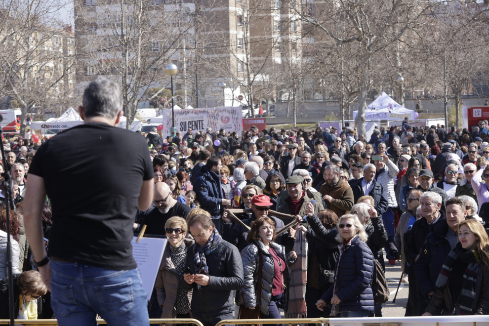 Celebración de la Cincomarzada 2023 en Zaragoza.