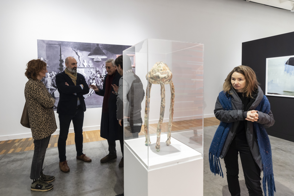 Fotos de la exposición 'Construyendo una colección' en el Pablo Serrano de Zaragoza