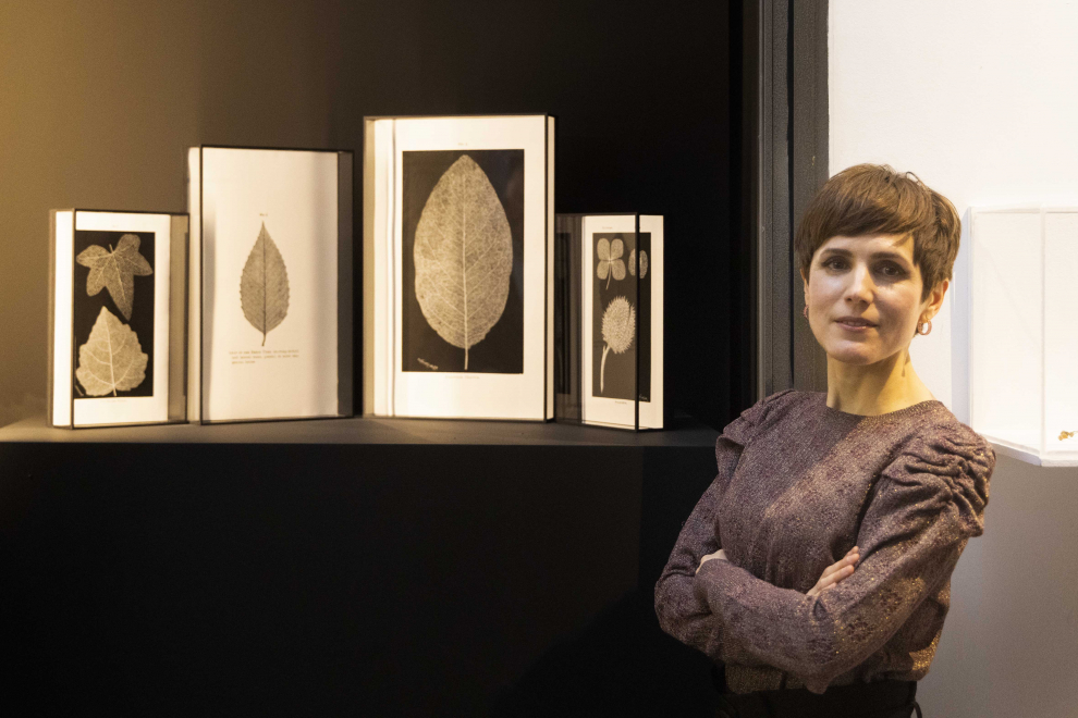Fotos de la exposición 'The Phantom Bouquet' en el museo Pablo Serrano de Zaragoza